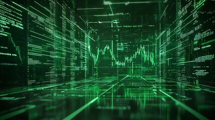 Abstract Digital Data Stream: Financial Analysis and Technological Overview