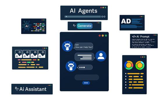 Ai agent generator, documents, marketing and advertising, bot writing and coding.Interaction with the Ai assistant to solve some tasks more easily. 