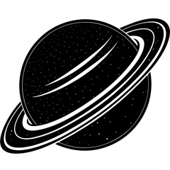 Planet Silhouette Vector