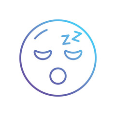 Sleeping Vector icon
