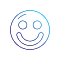 Fototapeta premium Happy Vector icon