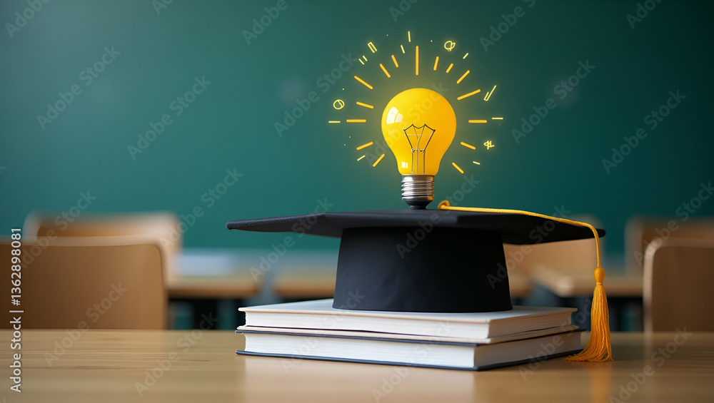 Poster education learning and idea knowledge concepts innovative technology science mathematics in school o