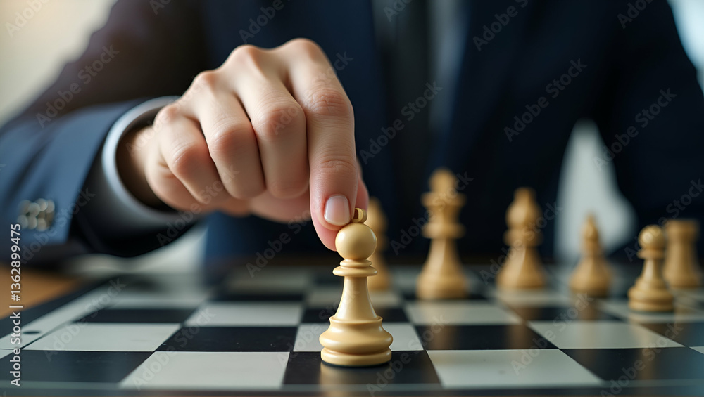 Poster strategic leadership in business: how executives use chess strategies to enhance brand positioning a