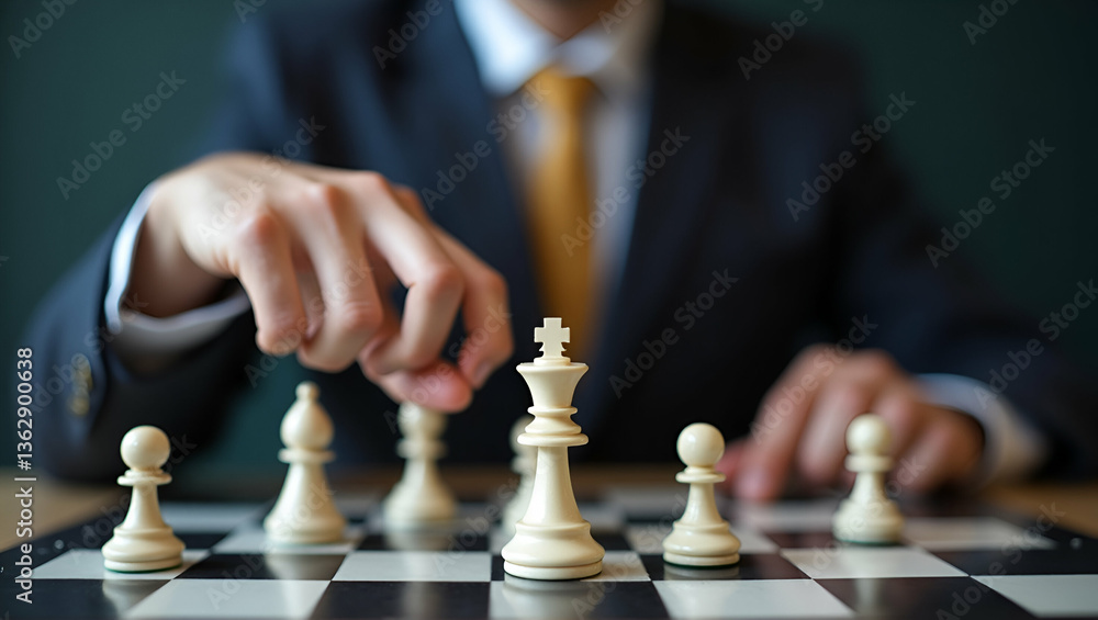 Poster strategic leadership in business: how executives use chess strategies to enhance brand positioning a
