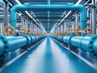 Highcapacity pipelines connecting octane storage tanks, octane facility, energy network efficiency