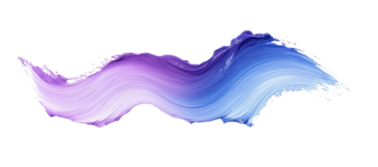 Abstract Fluid Paint Stroke