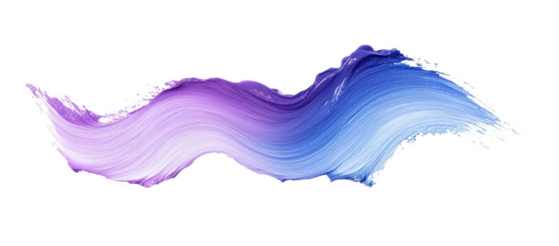 Abstract Fluid Paint Stroke