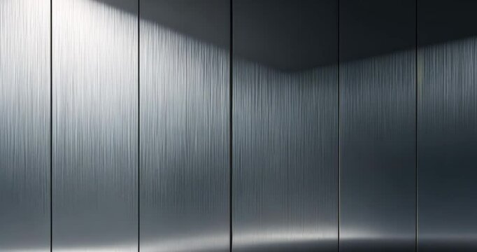 Brushed metal. High resolution and sharp at the edges. Vertical grain accent on the left.