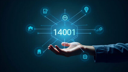 Hand Interacting with Holographic ISO 14001 Standards Interface for Quality Assurance in Environmental Management