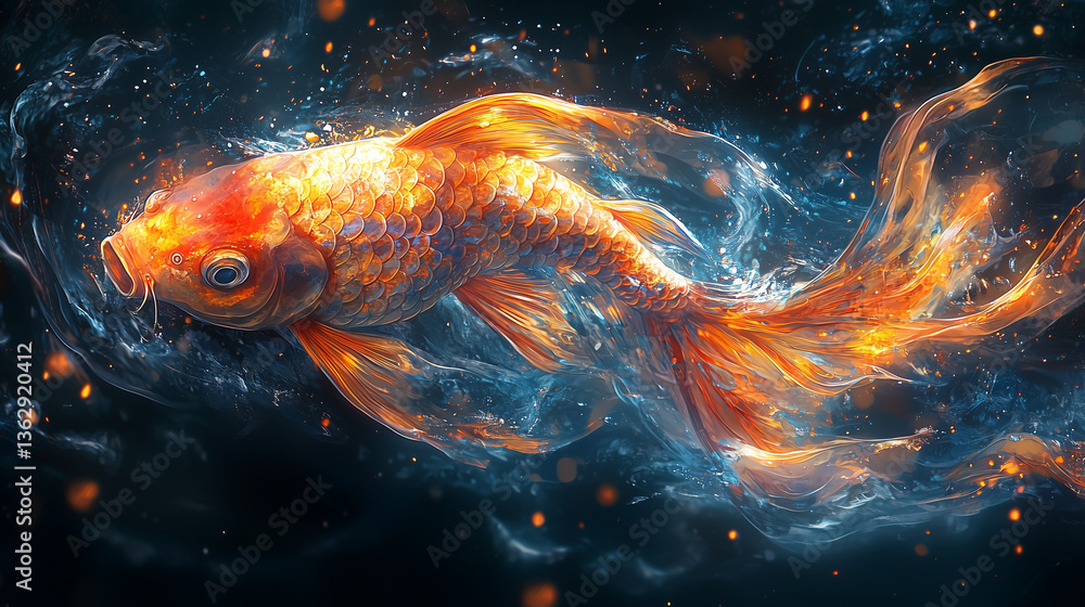 Wall mural abstract desktop background