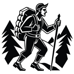 vector illustration of a knight
