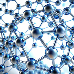 nanotechnology on white background
