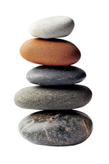 Isolated Stack of Smooth Stones