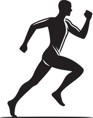 running man silhouette