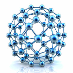 Obraz premium nanotechnology on white background