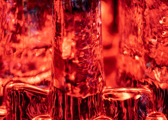 Rote abstrakte Form