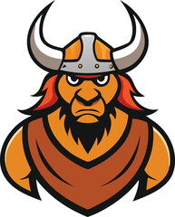 angry bull with horns