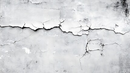Obraz premium Cracked Plaster Wall Texture: A Close-Up Photograph AI Generated