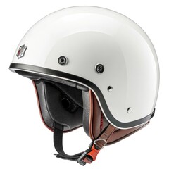 Fototapeta premium motorcycle helmet isolated on white