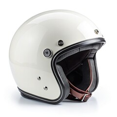 Fototapeta premium motorcycle helmet isolated on white