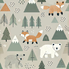 Wild West Animal Print Design in Vector