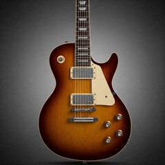 electric guitar on black background