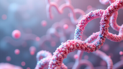 Magnesium Glycinate molecule with pink spheres representing atoms.