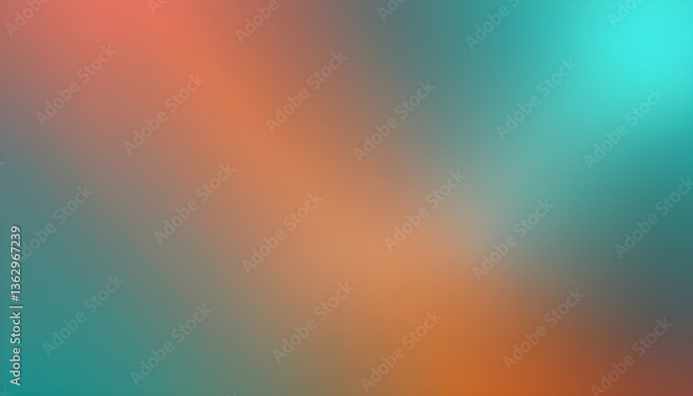Aufkleber abstract background with soft gradient of warm and cool tones