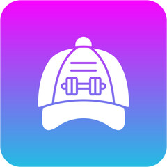 Fototapeta premium Gym cap Icon