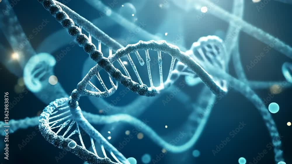 Poster understanding the structure of dna molecules in science generative ai