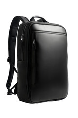 Isolated Black Modern Backpack