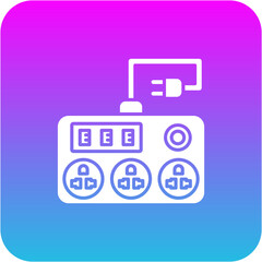 Fototapeta premium Extension cable Icon