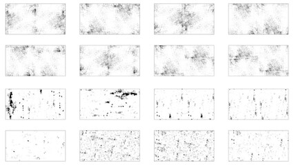 Grunge frame border texture on isolate background. Old grunge frame with dust texture. Texture black frame old grunge square frame.
