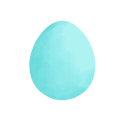 Blue easter egg