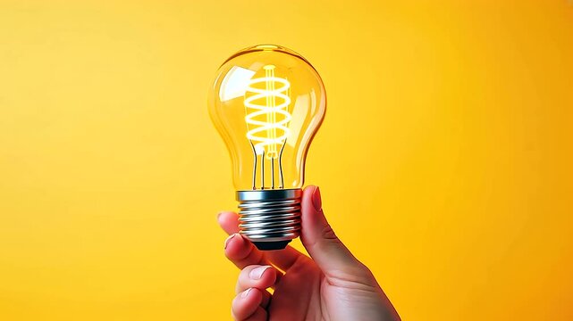 Energy-efficient lightbulb designed to minimize carbon emissions.