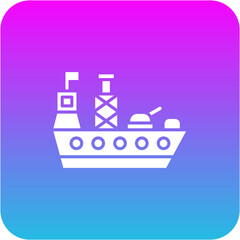 Naklejka premium Ship Icon