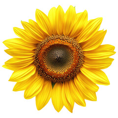 Fototapeta premium Vibrant sunflower in full bloom (1)