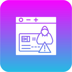 Online hacking Icon