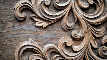 Exquisite wood detailing by custom home builders in a rustic residential environment