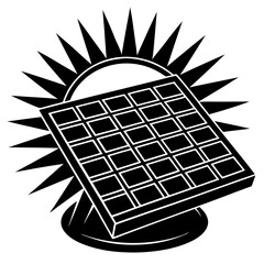 Solar Silhouette Vector