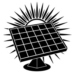 Solar Silhouette Vector