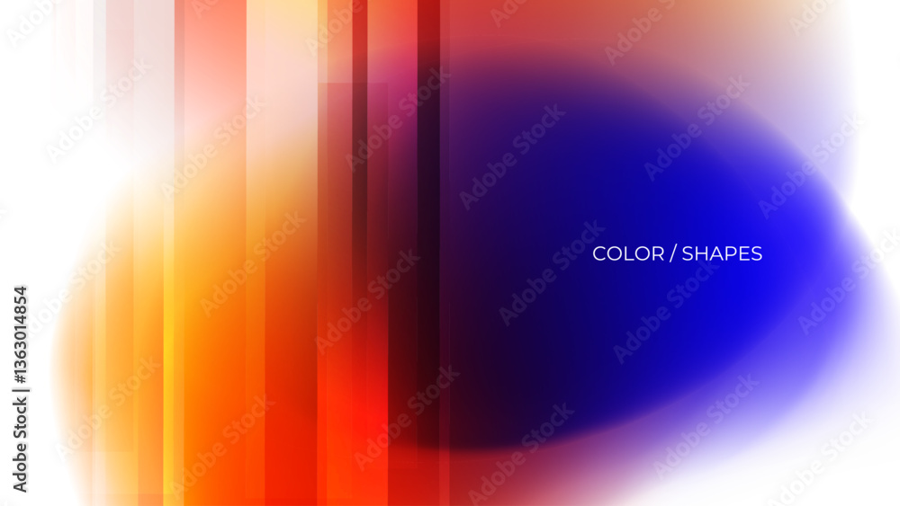Aufkleber abstract background. defocused bright colors. vertical lines. futuristic blurred vibrant color gradi