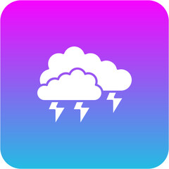 Cloud thunder Icon