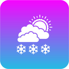 Snowy day Icon