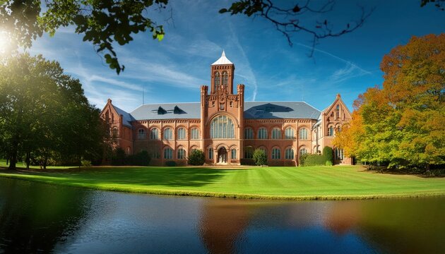 Beautiful View of Clemson University's Historic Building