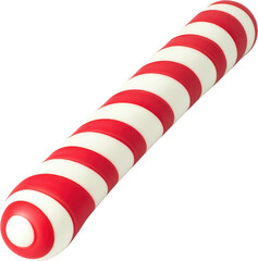 Obraz premium Red White Candy Cane Striped Design Festive Sweet Treat Holiday Object