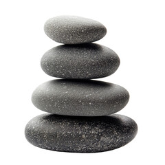 Stacked grey stones, perfectly balanced