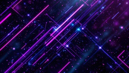 A dynamic and visually striking abstract background featuring sharp geometric lines intersecting and overlapping in a futuristic and innovative design element.