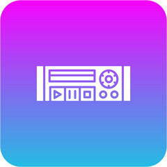 Fototapeta premium Music player Icon
