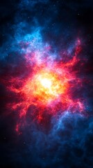 Fototapeta premium Cosmic Explosion Nebula.